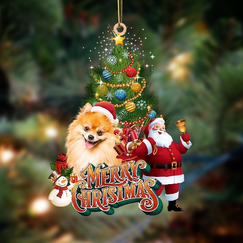 Christmas Ornaments, Pomeranian Christmas Tree And Dog Hanging Christmas Ornaments, Christmas Ornaments 2023