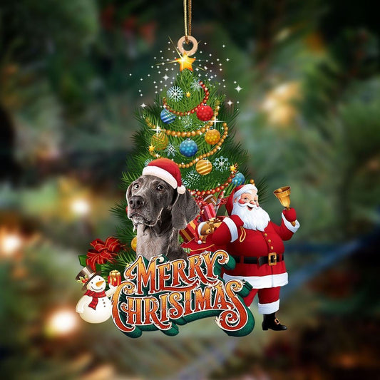 Christmas Ornaments, Weimaraner Christmas Tree And Dog Hanging Christmas Ornaments, Christmas Ornaments 2023