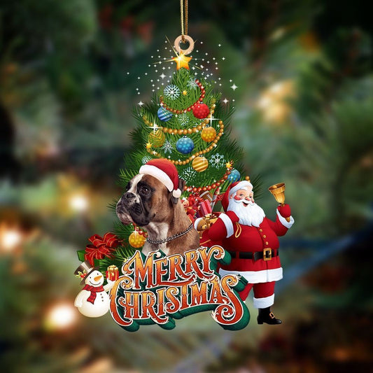 Christmas Ornaments, boxer Christmas Tree And Dog Hanging Christmas Ornaments, Christmas Ornaments 2023