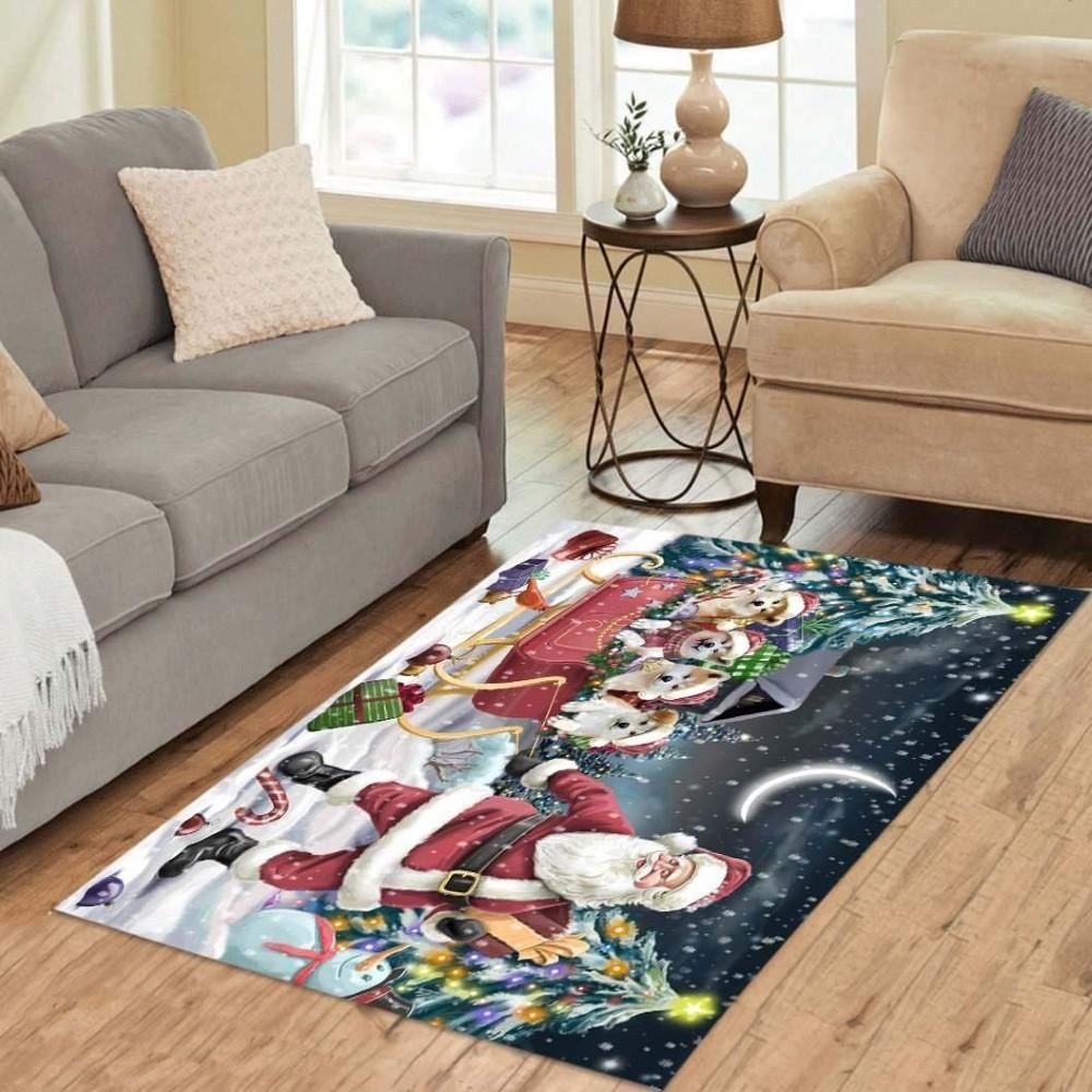 Christmas Rugs, Akita Christmas Limited Edition Rug, Christmas Floor Mats