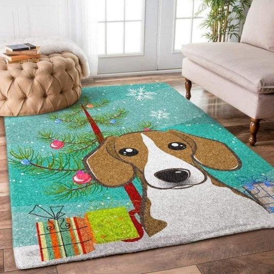Christmas Rugs, Beagle Christmas Limited Edition Rug, Christmas Floor Mats