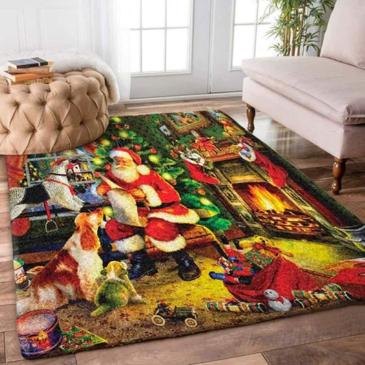 Christmas Rugs, Captivating Comforts With Christmas Limited Edition Rug, Christmas Floor Mats