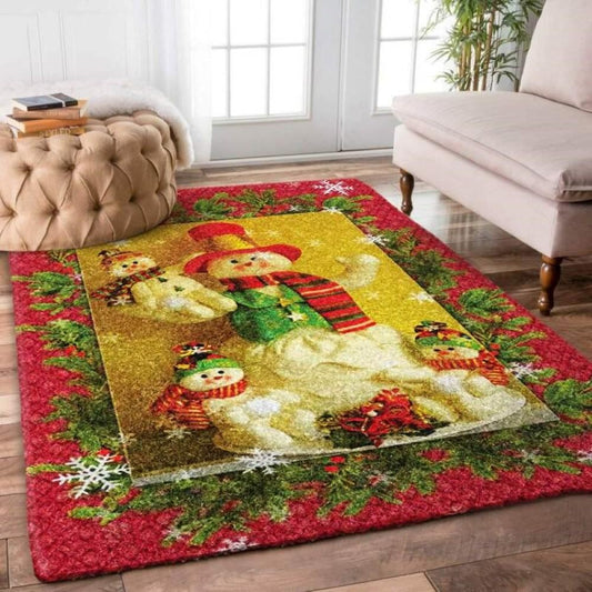 Christmas Rugs, Charming Winter Whimsy With Christmas Limited Edition Rug, Christmas Floor Mats