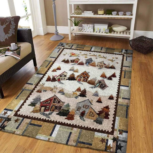 Christmas Rugs, Cherished Traditions With Christmas Limited Edition Rug, Christmas Floor Mats
