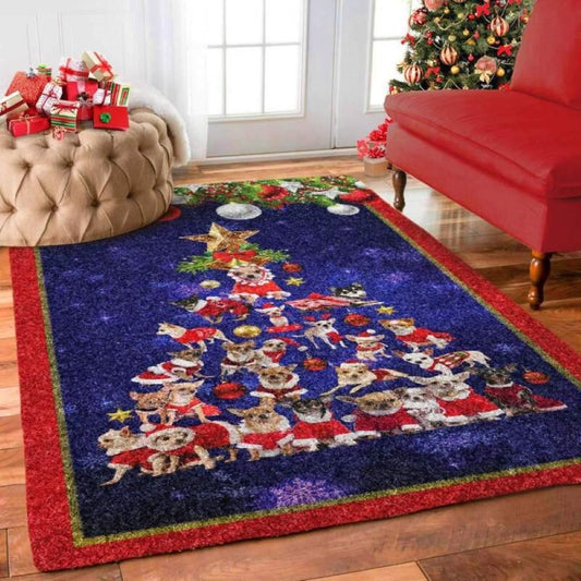 Christmas Rugs, Chihuahua Christmas Limited Edition Rug, Christmas Floor Mats
