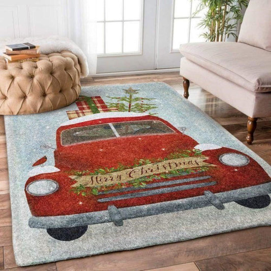 Christmas Rugs, Christmas Car Limited Edition Rug, Christmas Floor Mats