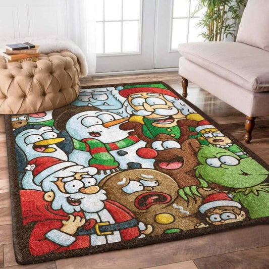 Christmas Rugs, Christmas Doodle Limited Edition Rug, Christmas Floor Mats
