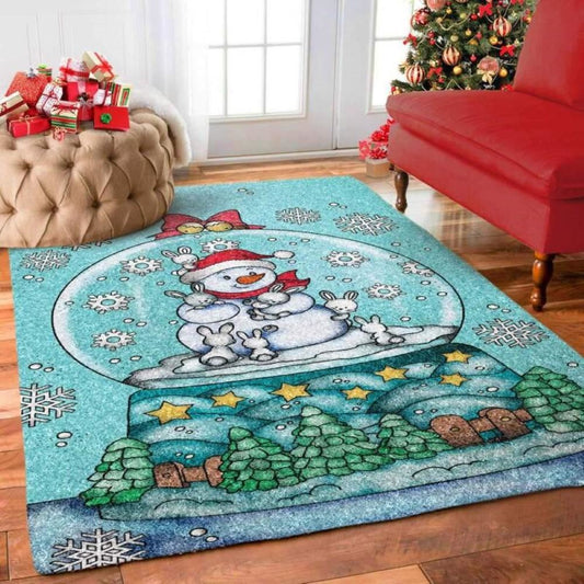 Christmas Rugs, Christmas Globe Limited Edition Rug, Christmas Floor Mats