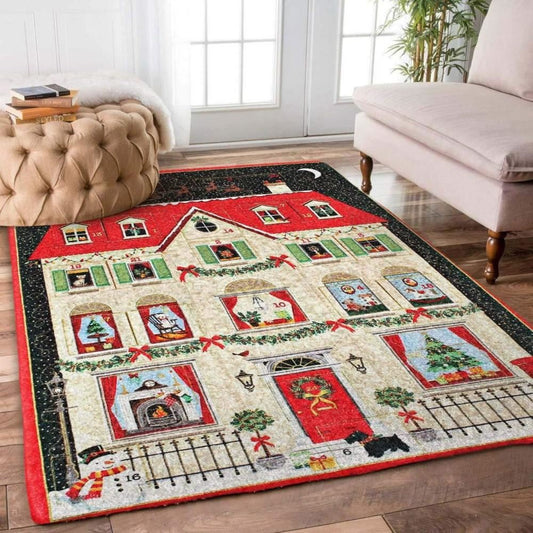 Christmas Rugs, Christmas House Limited Edition Rug, Christmas Floor Mats