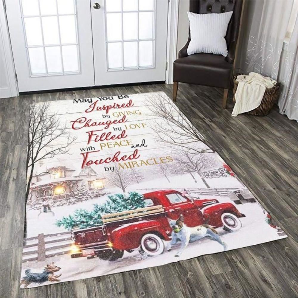 Christmas Rugs, Christmas May You Be Rectangle Limited Edition Rug, Christmas Floor Mats
