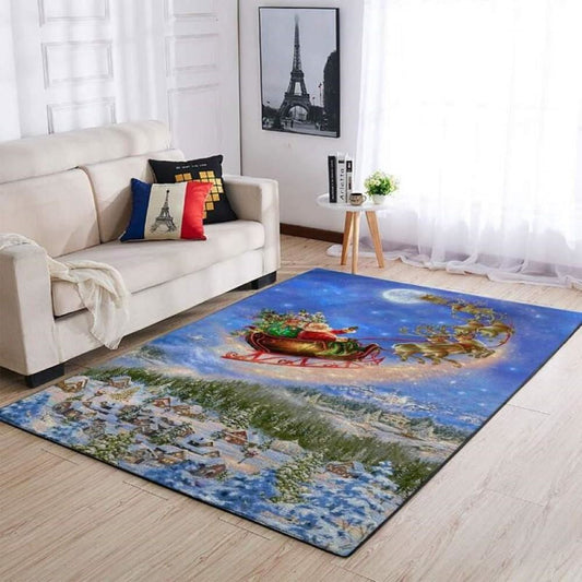 Christmas Rugs, Christmas Santa Claus Area Limited Edition Rug, Christmas Floor Mats