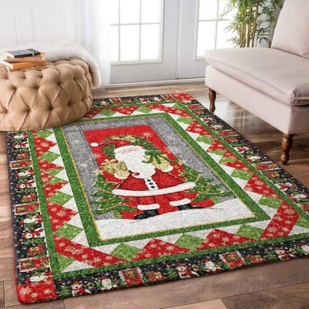 Christmas Rugs, Christmas Santa Limited Edition Rug, Christmas Floor Mats