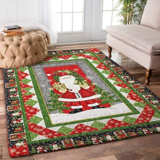 Christmas Rugs, Christmas Santa Limited Edition Rug, Christmas Floor Mats