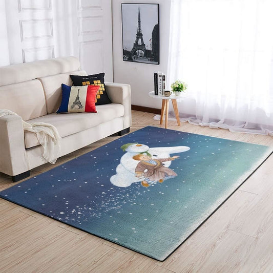 Christmas Rugs, Christmas The Snowman Area Limited Edition Rug, Christmas Floor Mats