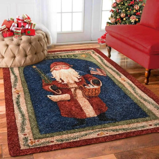 Christmas Rugs, Cocooned In Holiday Comfort With Christmas Limited Edition Rug, Christmas Floor Mats