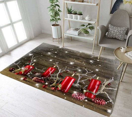 Christmas Rugs, Cozy Cabin Comfort With Christmas Limited Edition Rug, Christmas Floor Mats
