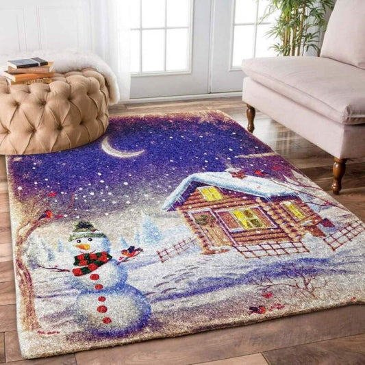 Christmas Rugs, Crimson Comforts With Christmas Limited Edition Rug, Christmas Floor Mats