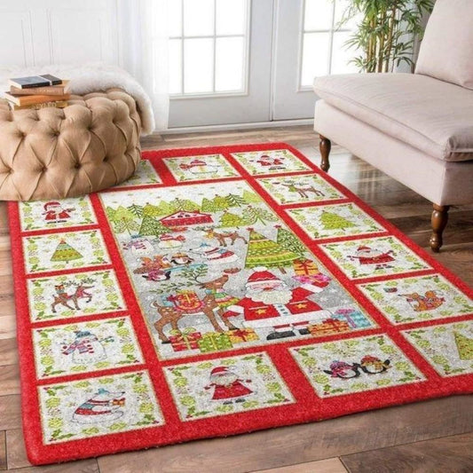 Christmas Rugs, Festive Splendor With Christmas Limited Edition Rug, Christmas Floor Mats