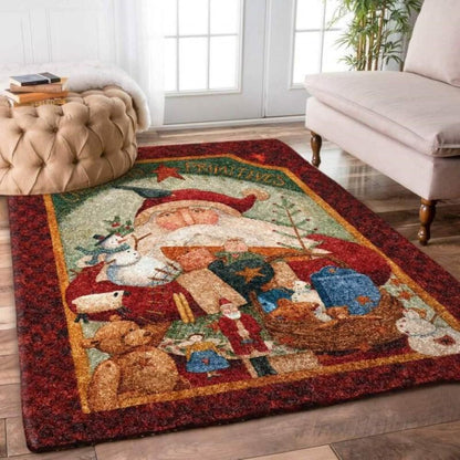 Christmas Rugs, Fireside Festivities With Christmas Limited Edition Rug, Christmas Floor Mats