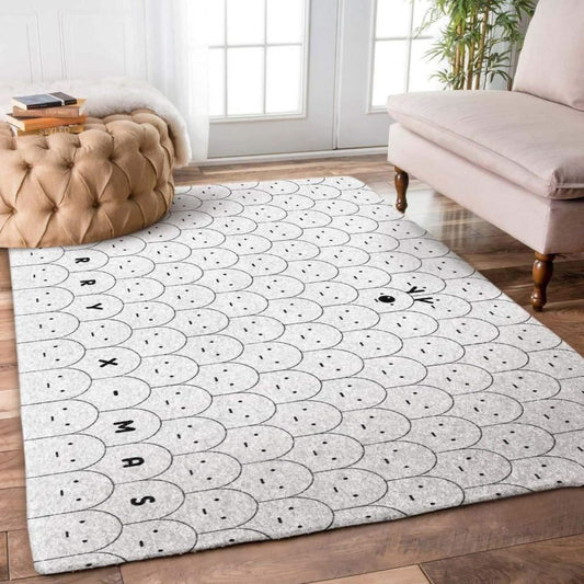Christmas Rugs, Flurries With Christmas Limited Edition Rug, Christmas Floor Mats