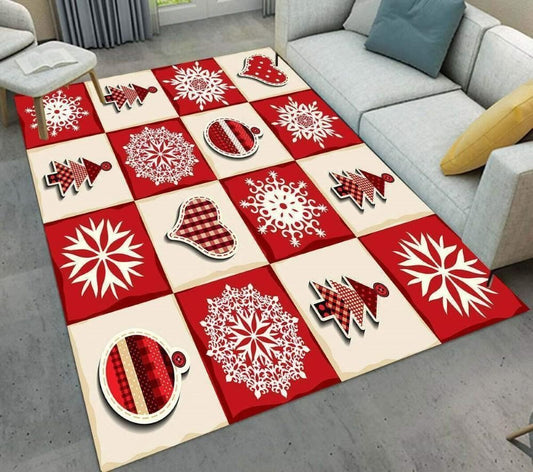 Christmas Rugs, Friendship With Christmas Limited Edition Rug, Christmas Floor Mats