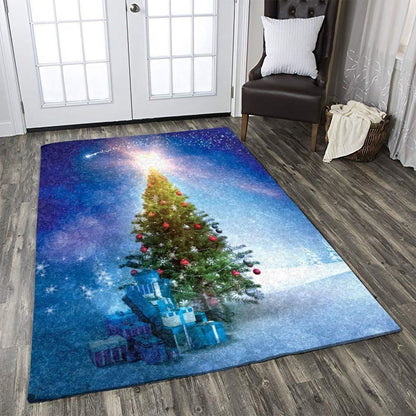Christmas Rugs, Jungle Domain With Christmas Tree Limited Edition Rug, Christmas Floor Mats