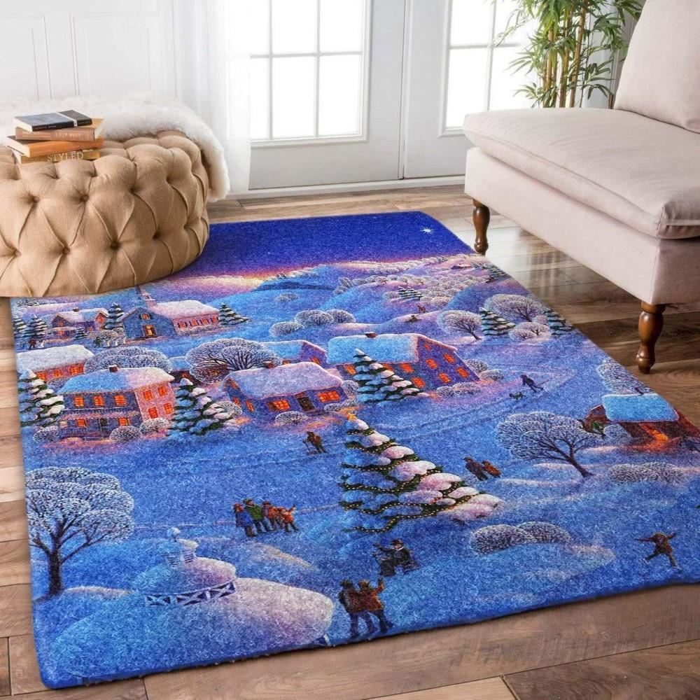 Christmas Rugs, Magical Mistletoe Memories With Christmas Limited Edition Rug, Christmas Floor Mats