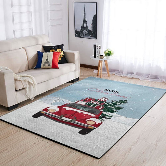 Christmas Rugs, Merry Christmas Car Area Limited Edition Rug, Christmas Floor Mats