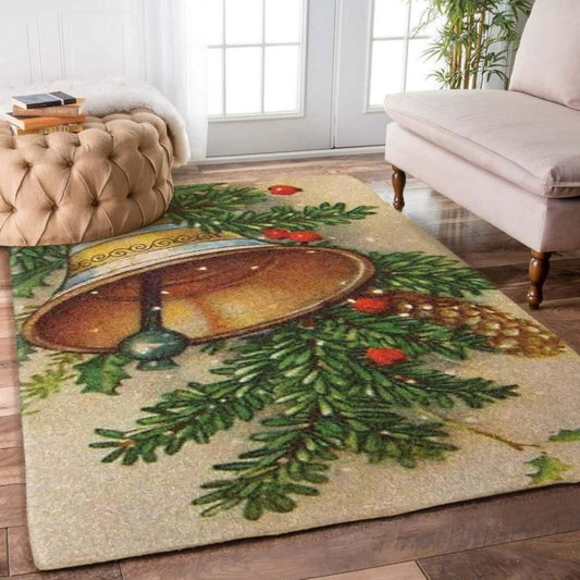 Christmas Rugs, Nouveau Nest With Christmas Bells Limited Edition Rug, Christmas Floor Mats