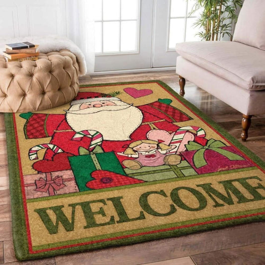 Christmas Rugs, Reindeer Reverie With Christmas Gift Limited Edition Rug, Christmas Floor Mats
