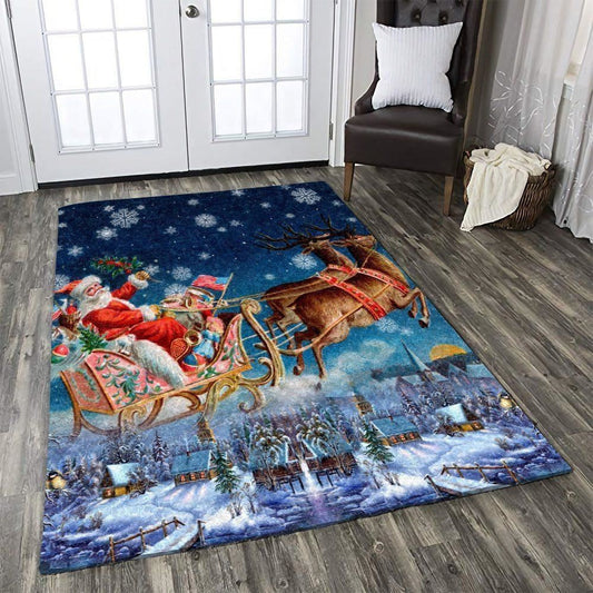 Christmas Rugs, Seasonal Stitchery With Christmas Limited Edition Rug, Christmas Floor Mats