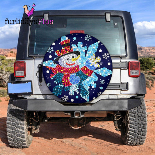 Christmas Tire Cover, Snowma Tire Cover, Tire Covers For Cars
