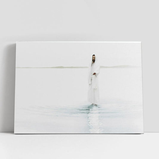 Come And See Blue Canvas Wall Art, Jesus Canvas Pictures, Jesus Canvas, Christian Gifts Wall Art, Jesus Wall Decor