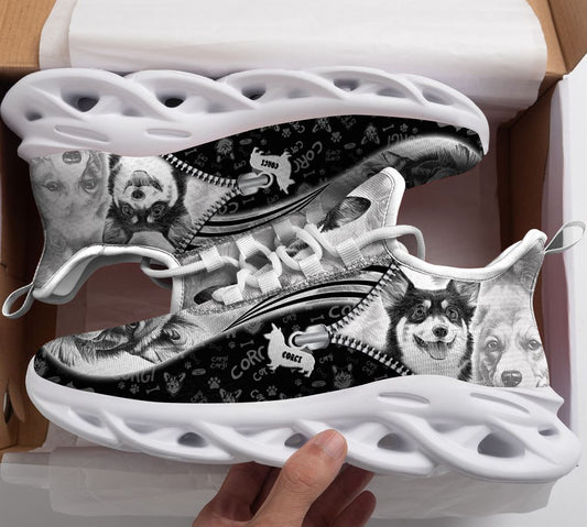 Corgi Sketch Max Soul Shoes For Women Men Kid - Gift For Dog lover