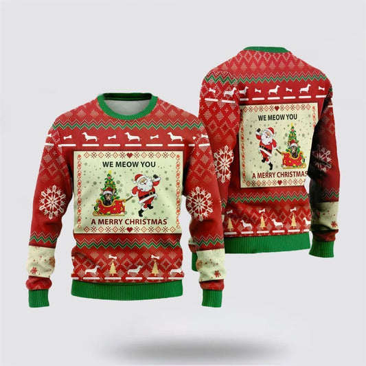 Cornish Rexs Ugly Christmas Sweater, Christmas Sweater For Cat Lover