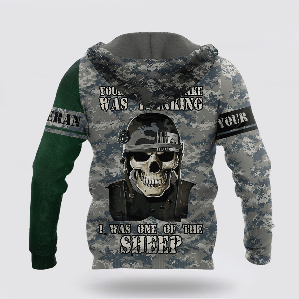 Us Army Hoodie, Custom Name US Army Veteran 3D Hoodie
