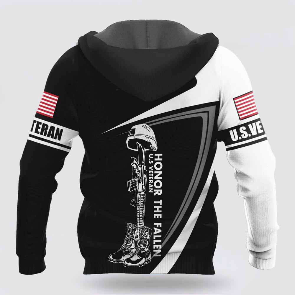 Us Army Hoodie, Custom Name Us Veteran 3D Printed Hoodies Proud Military