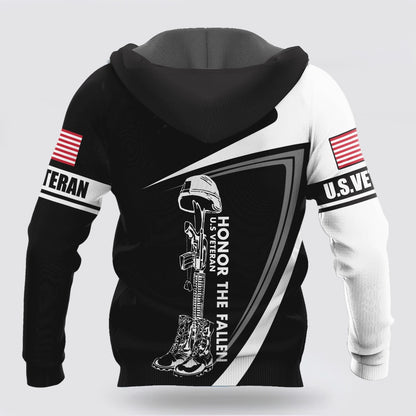 Us Army Hoodie, Custom Name Us Veteran 3D Printed Hoodies Proud Military