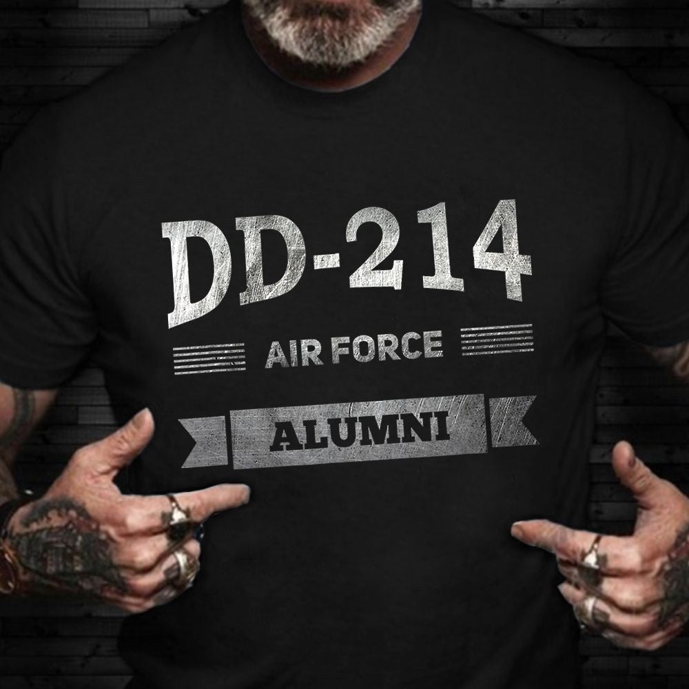 Dd214 Shirt, DD-214 Air Force Alumni Shirt DD214 USAF Veterans Day 2024 Air Force Veteran Gifts, Veterans Day Shirts