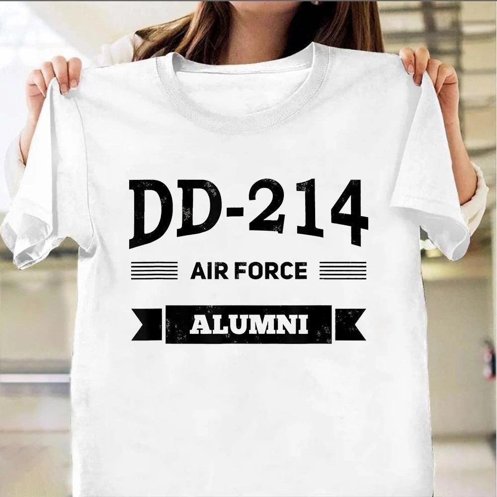 Dd214 Shirt, DD-214 Air Force Alumni T-Shirt American Patriot Shirts Air Force Retirement Gifts, Veterans Day Shirts