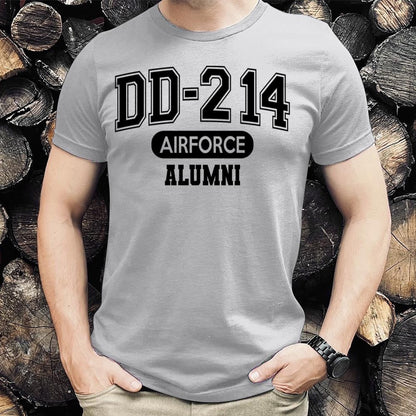 Dd214 Shirt, DD-214 Air Force Alumni USAF Veterans MN2403L T-Shirt, Veterans Day Shirts