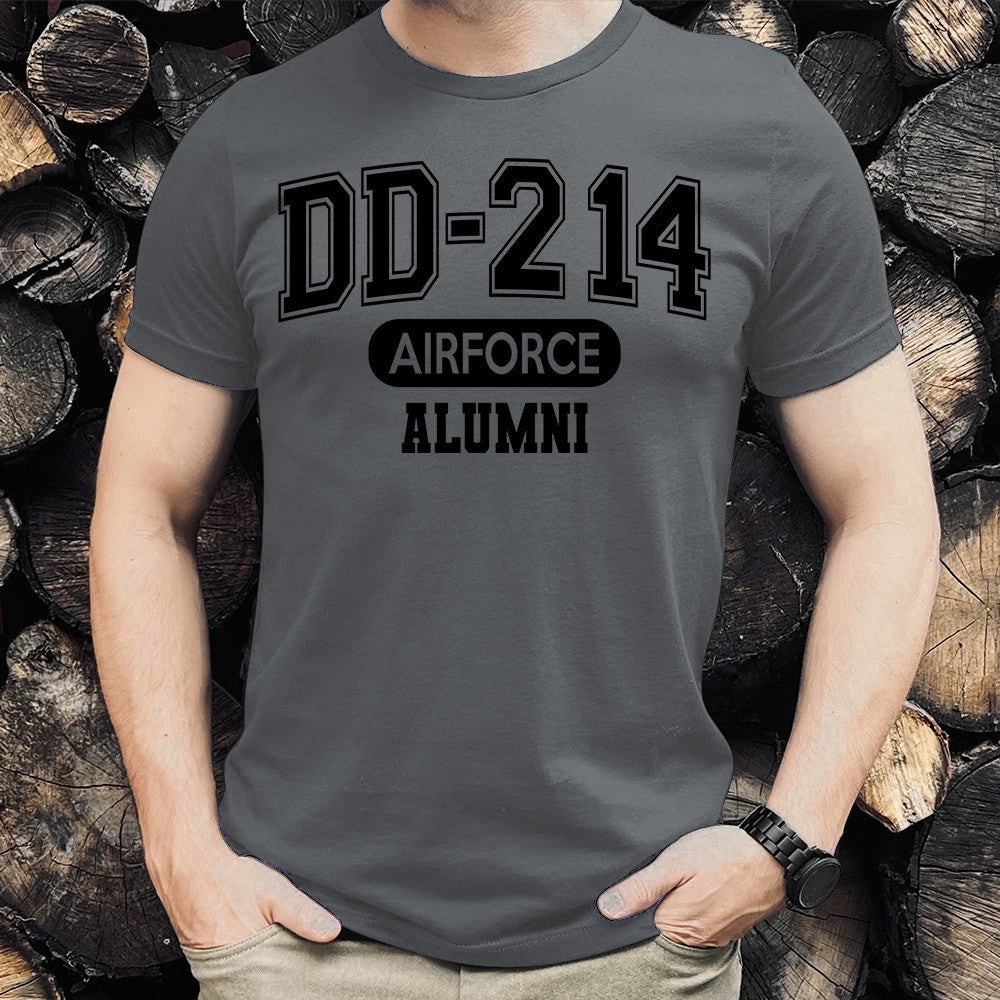Dd214 Shirt, DD-214 Air Force Alumni USAF Veterans MN2403L T-Shirt, Veterans Day Shirts