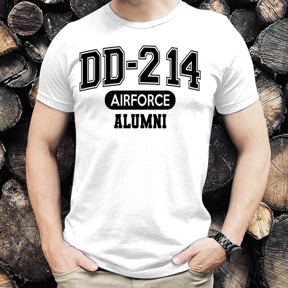 Dd214 Shirt, DD-214 Air Force Alumni USAF Veterans MN2403L T-Shirt, Veterans Day Shirts