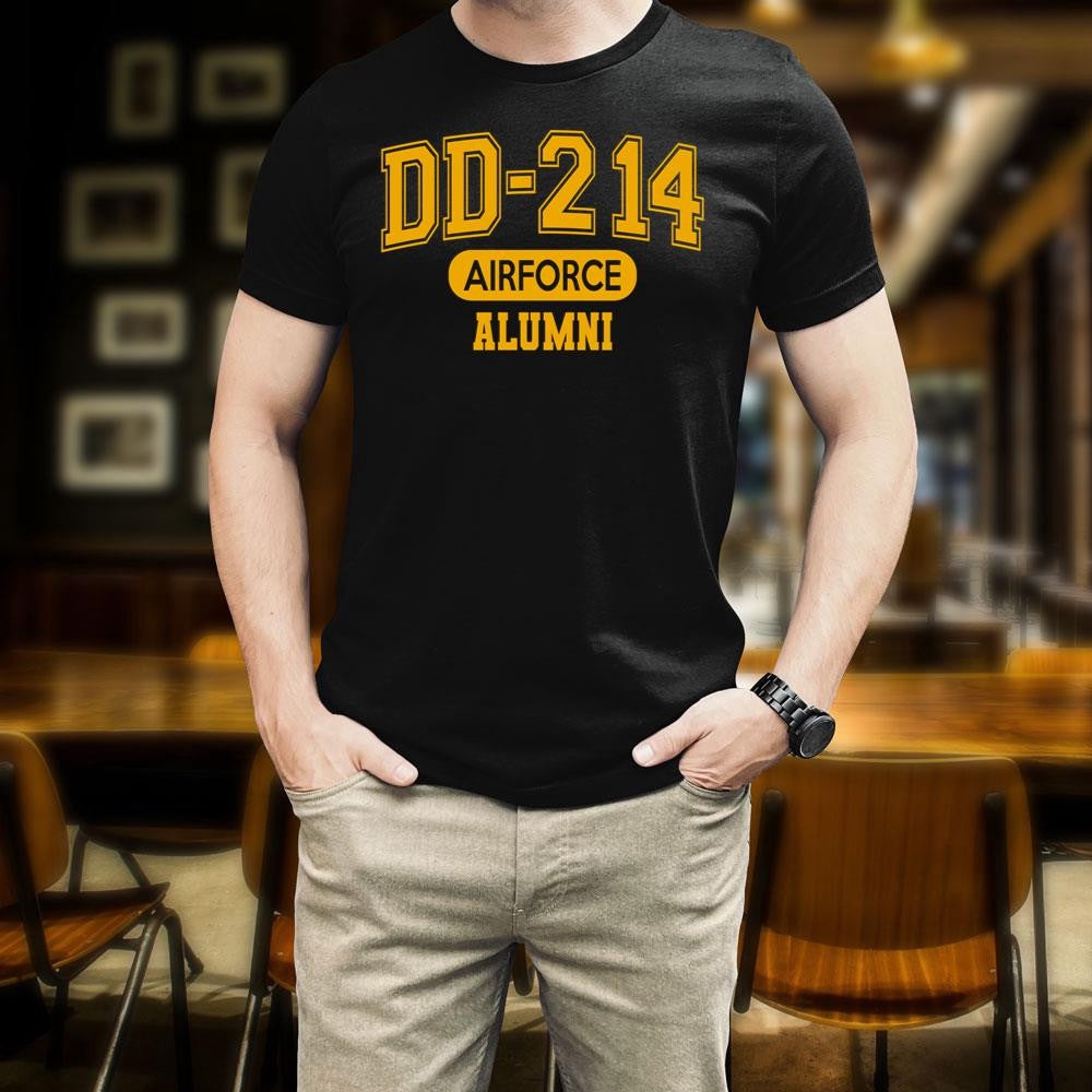 Dd214 Shirt, DD-214 Air Force Alumni USAF Veterans MN2403Y T-Shirt, Veterans Day Shirts