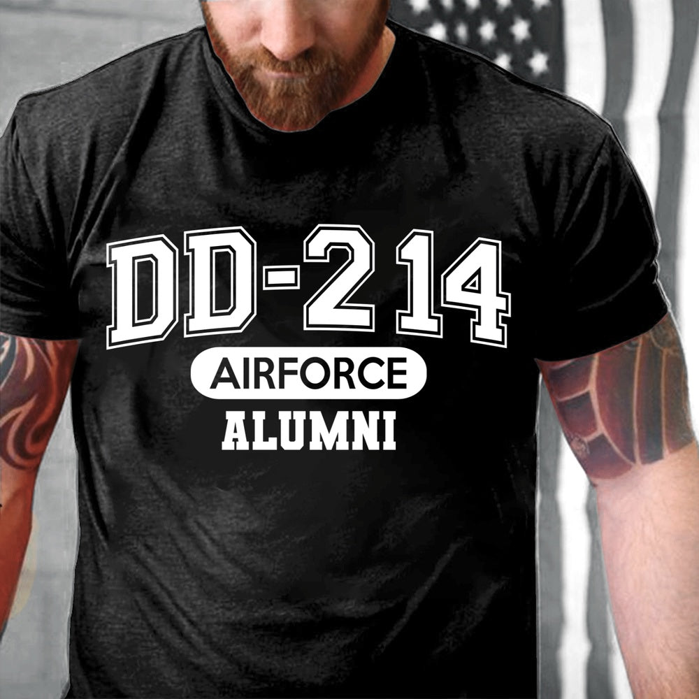 Dd214 Shirt, DD-214 Air Force Alumni USAF Veterans T-Shirt, Veterans Day Shirts