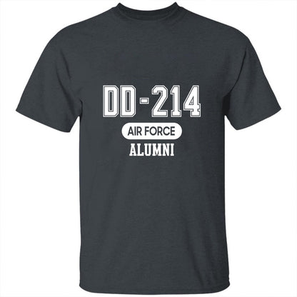 Dd214 Shirt, DD 214 Air Force Alumni USAF Veterans Printed 2D T-Shirt, Veterans Day Shirts