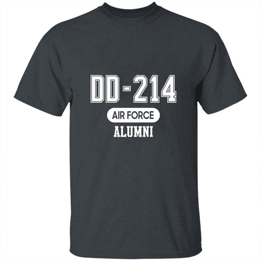 Dd214 Shirt, DD 214 Air Force Alumni USAF Veterans Printed 2D T-Shirt, Veterans Day Shirts