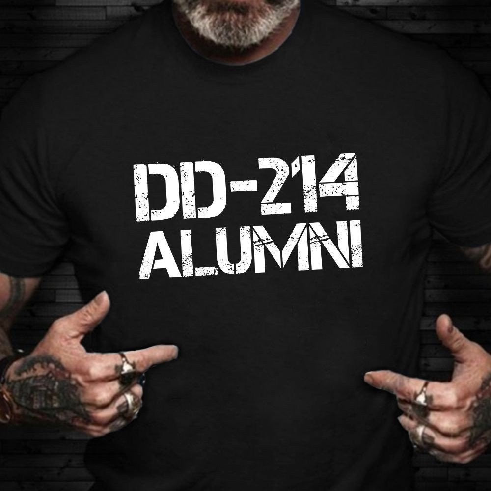 Dd214 Shirt, DD 214 Alumni Shirt Army Retirement Veterans Day Shirts Patriotic Gifts For Veterans, Veterans Day Shirts
