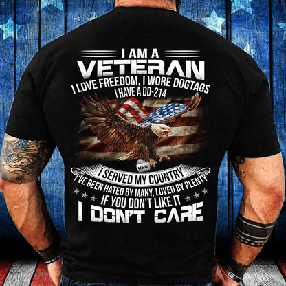 Dd214 Shirt, I Am Veteran I Love Freedom I Wrote Dogtags I Have A DD-214 T-Shirt, Veterans Day Shirts