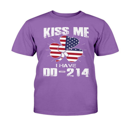 Dd214 Shirt, Veteran Shirt Kiss Me I Have DD-214 T-Shirt, Veterans Day Shirts